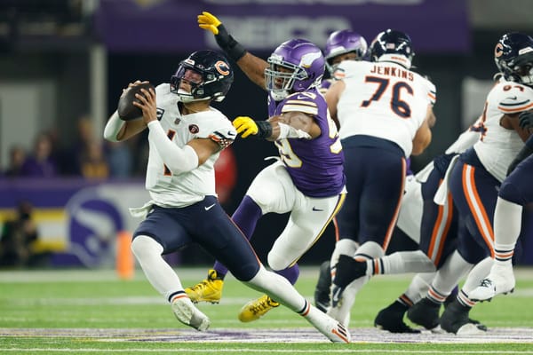 Even playing sideways the Bears have enough to beat the Vikings